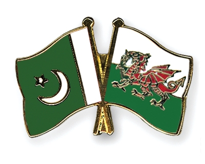 Fahnen Pins Pakistan Wales