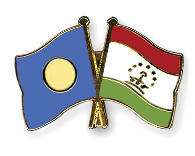Fahnen Pins Palau Tadschikistan