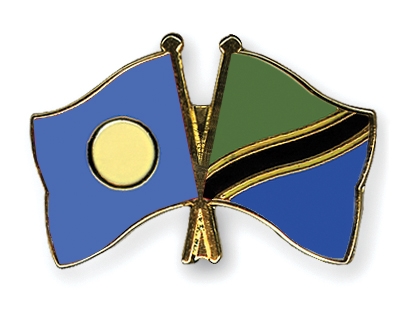 Fahnen Pins Palau Tansania