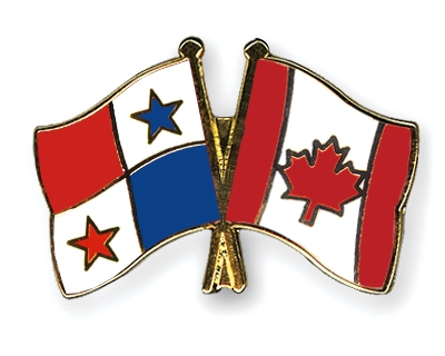 Fahnen Pins Panama Kanada