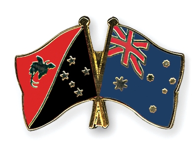 Fahnen Pins Papua-Neuguinea Australien