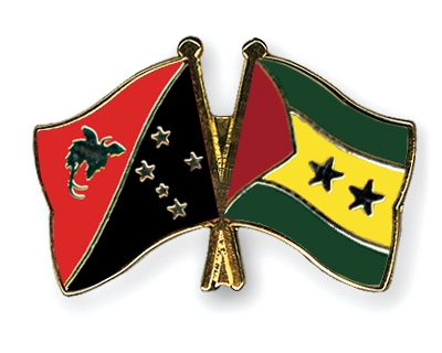 Fahnen Pins Papua-Neuguinea Sao-Tome-und-Principe