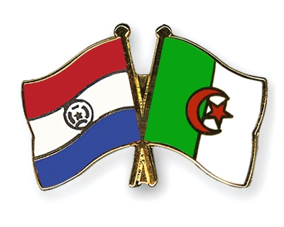 Fahnen Pins Paraguay Algerien