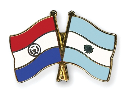 Fahnen Pins Paraguay Argentinien