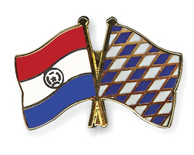 Fahnen Pins Paraguay Bayern