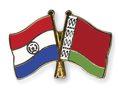 Fahnen Pins Paraguay Belarus