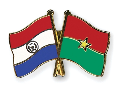 Fahnen Pins Paraguay Burkina-Faso