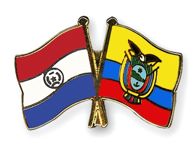 Fahnen Pins Paraguay Ecuador