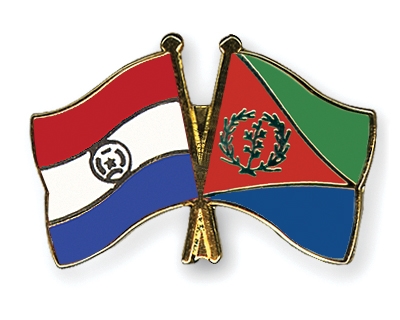 Fahnen Pins Paraguay Eritrea