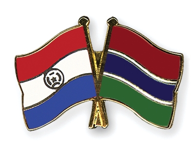 Fahnen Pins Paraguay Gambia