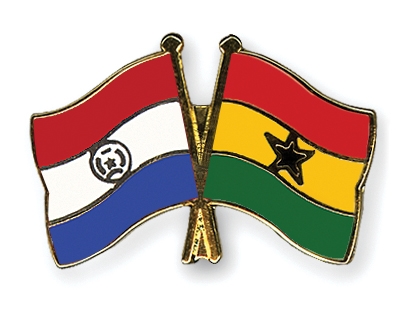 Fahnen Pins Paraguay Ghana