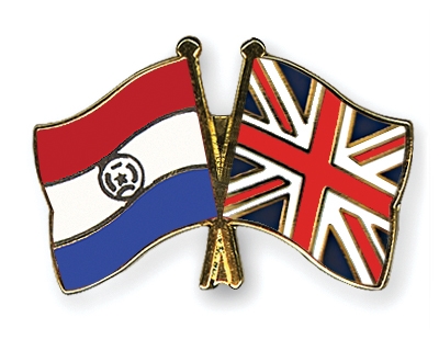 Fahnen Pins Paraguay Grossbritannien