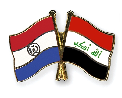 Fahnen Pins Paraguay Irak