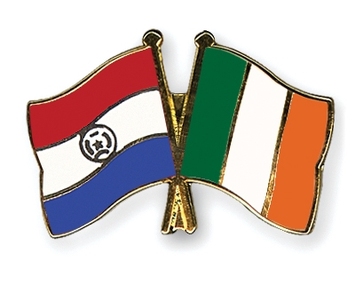 Fahnen Pins Paraguay Irland