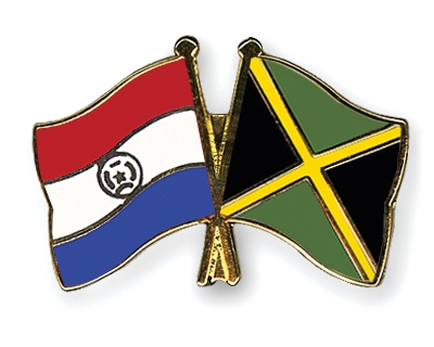 Fahnen Pins Paraguay Jamaika