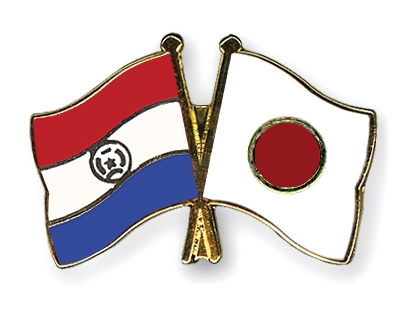 Fahnen Pins Paraguay Japan