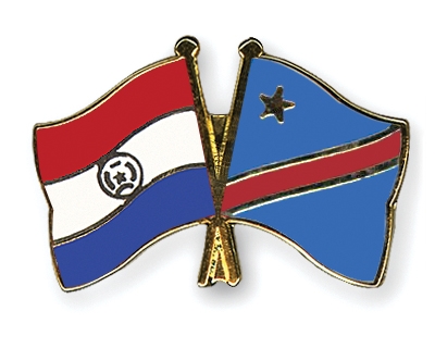 Fahnen Pins Paraguay Kongo-Demokratische-Republik