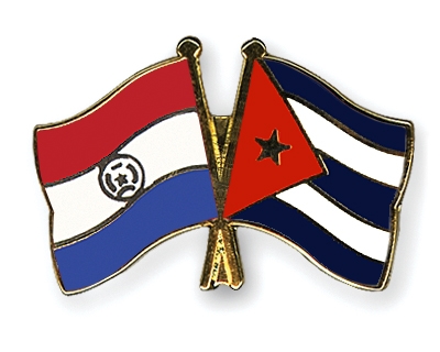 Fahnen Pins Paraguay Kuba