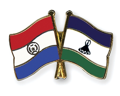 Fahnen Pins Paraguay Lesotho