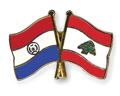 Fahnen Pins Paraguay Libanon