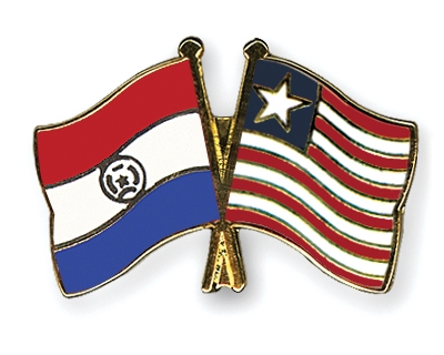 Fahnen Pins Paraguay Liberia