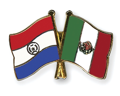 Fahnen Pins Paraguay Mexiko
