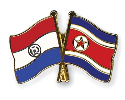 Fahnen Pins Paraguay Nordkorea