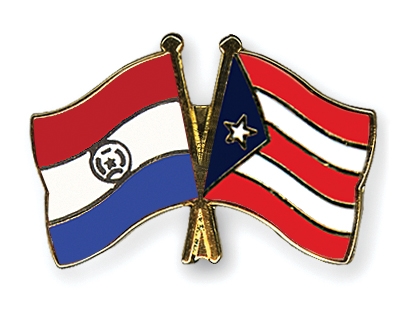 Fahnen Pins Paraguay Puerto-Rico