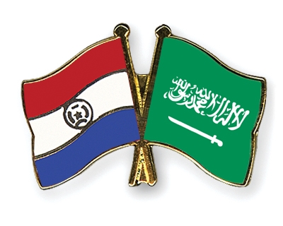 Fahnen Pins Paraguay Saudi-Arabien