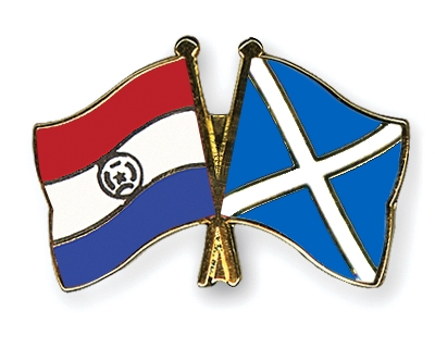 Fahnen Pins Paraguay Schottland