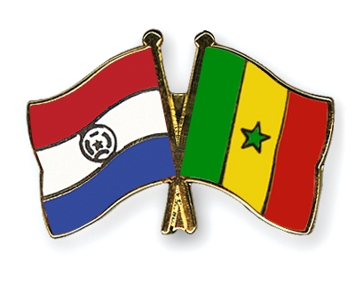 Fahnen Pins Paraguay Senegal