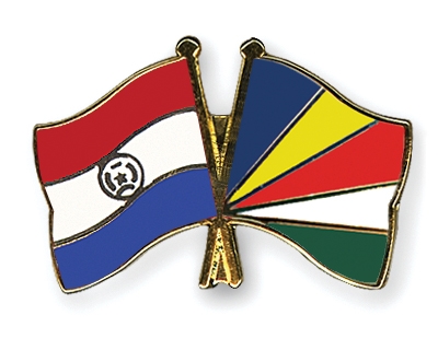 Fahnen Pins Paraguay Seychellen