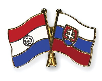 Fahnen Pins Paraguay Slowakei