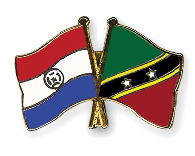 Fahnen Pins Paraguay St-Kitts-und-Nevis