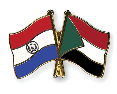 Fahnen Pins Paraguay Sudan