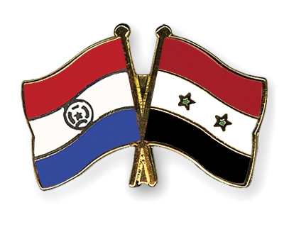 Fahnen Pins Paraguay Syrien