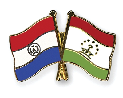 Fahnen Pins Paraguay Tadschikistan