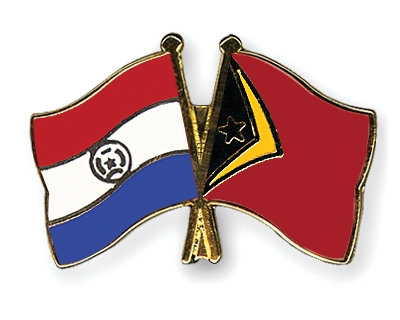Fahnen Pins Paraguay Timor-Leste