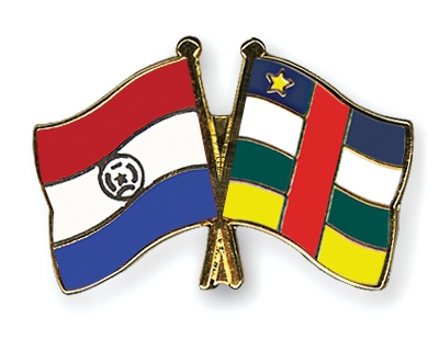 Fahnen Pins Paraguay Zentralafrikanische-Republik