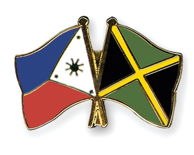Fahnen Pins Philippinen Jamaika