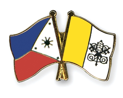 Fahnen Pins Philippinen Vatikanstadt
