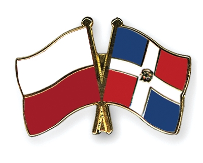 Fahnen Pins Polen Dominikanische-Republik