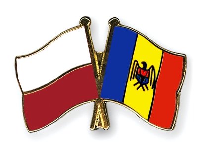 Fahnen Pins Polen Moldau