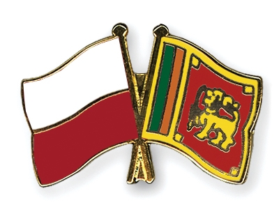 Fahnen Pins Polen Sri-Lanka