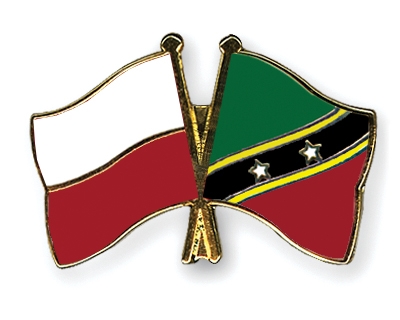 Fahnen Pins Polen St-Kitts-und-Nevis