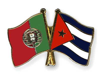 Fahnen Pins Portugal Kuba