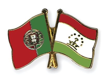 Fahnen Pins Portugal Tadschikistan