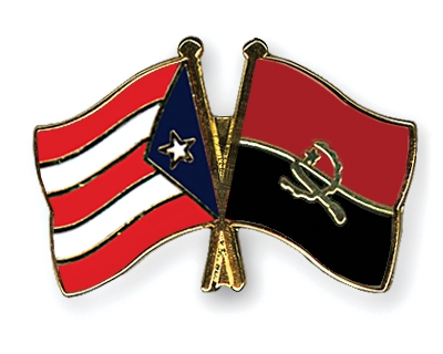 Fahnen Pins Puerto-Rico Angola