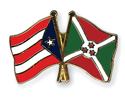 Fahnen Pins Puerto-Rico Burundi
