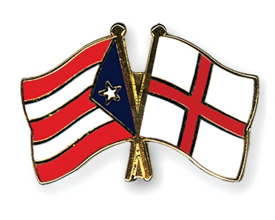 Fahnen Pins Puerto-Rico England